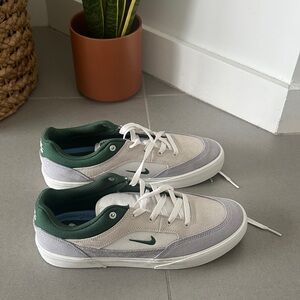 Nike SB Green and Gray Sneakers